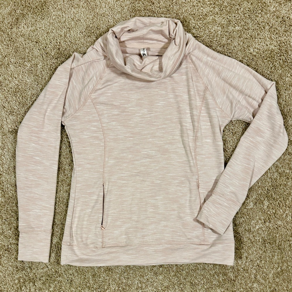KYODAN I Outdoor Cowl‎ Neck Long Sleeve Athletic Top I Women's XL I Pink Heather